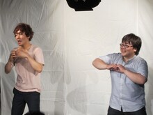 新宿シアターミラクルにて単独イベントライブ「カクツキ」Vol.2を行ったタイムマシーン3号。