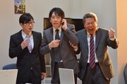 「サラリーマンNEO ゴールド」に出演するゲストの立川志の輔(写真右)。(c)NHK