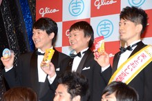 （左から）ペナルティ・ヒデ、ほっしゃん。、雨上がり決死隊・宮迫。