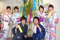 フォトセッションの一場面。