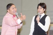 マッチのモノマネを繰り出すダイノジ大地（左）と、平成ノブシコブシ吉村（右）。