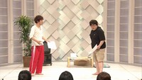「笑神降臨」に出演するタイムマシーン3号。(c)NHK