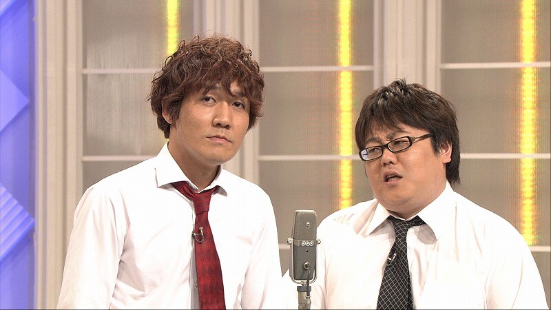 「笑神降臨」に出演するタイムマシーン3号。(c)NHK