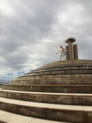 海上警備員に「誰？誰？」と言われ「俺のこれからのキャラなのに」とちょっと傷つくRG。前日のアバターに続き、ここでも子供に泣かれた。