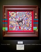 「ドリームワークス」展のために描き下ろされたジミー大西の新作「ファッション（2012）」。（photo by sekiya）