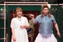 「西方笑土『上方漫才師列伝』」に出演する海原やすよ ともこ。(c)NHK