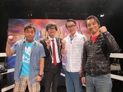 写真左から、アンバランス山本、磁石・永沢、ギンナナ金成、ジャングルポケット斉藤。