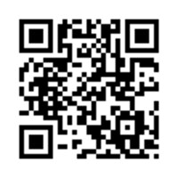 「らくらく落語」無料動画のQRコード。