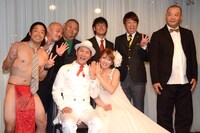 フォトセッションの一場面。