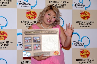 人気アニメ「フィニアスとファーブ」から生まれたミニトーク番組「フィニアスとファーブのトークしまショー」に初出演する渡辺直美。