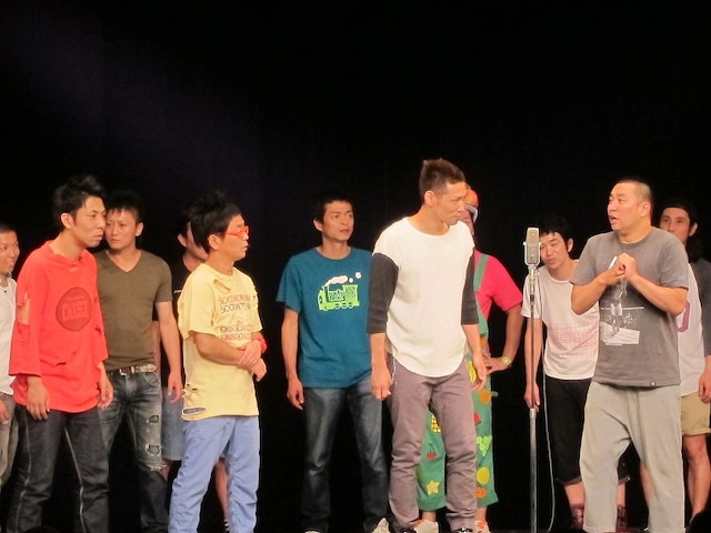 「THE MANZAIの前に、はずみをつけたいんや!! ～レイザーラモンVSパンクブーブー～」で無事対面したレイザーラモンとパンクブーブー。