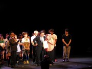 任命式の一場面。(c)吉本興業