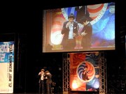 東京・中野サンプラザにて、2日間にわたって開催された、南海キャンディーズ山里とオードリー若林のライブ「たりふた SUMMER JAM '12 ―We wanna be a human ASAP!―」。