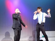 あるあると洋楽っぽく歌う芸をコラボしたRGとこがけん。ドラゴンボールあるあるは偶然の一致だそう。