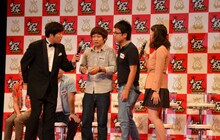 「キングオブコント2012」決勝進出を決めた直後の銀シャリ。