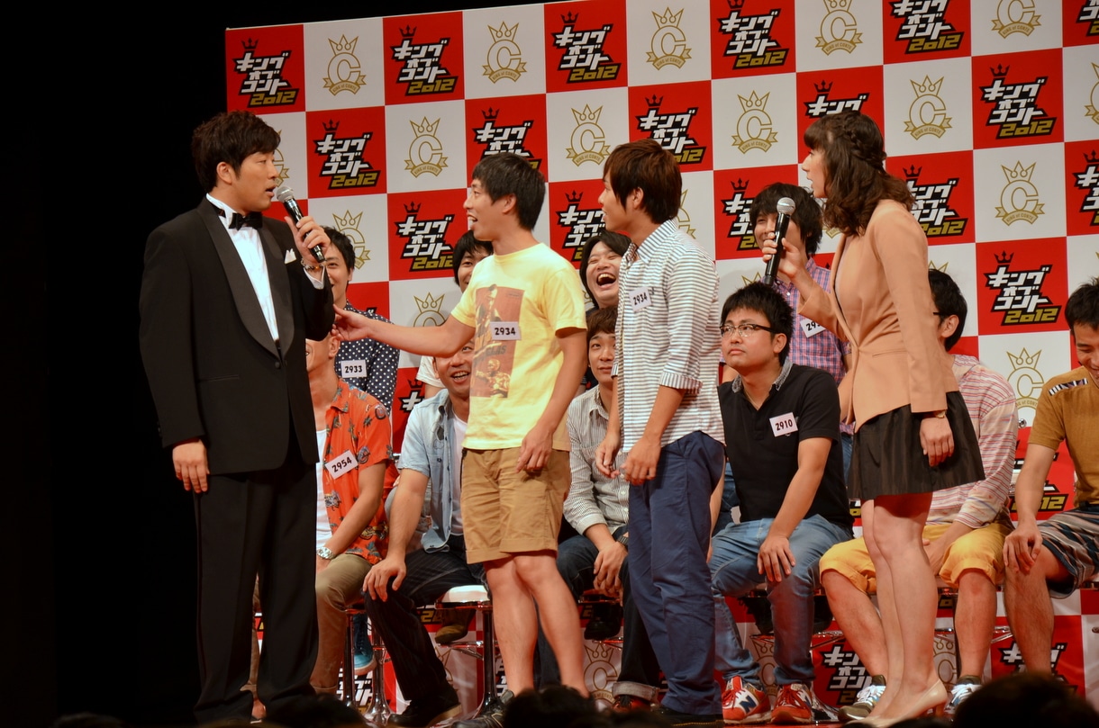 「キングオブコント2012」決勝進出を決めた直後のさらば青春の光。
