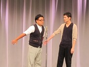 アドリブをドリブと呼び、漫才中にドリブばかり連発した久保田。吉田は「後半部分飛ばして入れたドリブでスベるとは」と久保田にツッコミ。