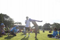 トライアングルズのアンカーとして登場したまばゆいばかりのハレー彗星（Bコース・ハブ）。(c)藤澤孝代（フォトプロ）