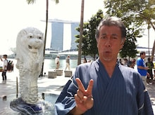 「高田純次のアジアぷらぷら」に出演する高田純次。(c)BS12ch TwellV