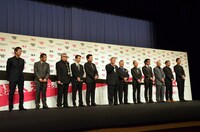 映画「アウトレイジ ビヨンド」ジャパンプレミアの様子。