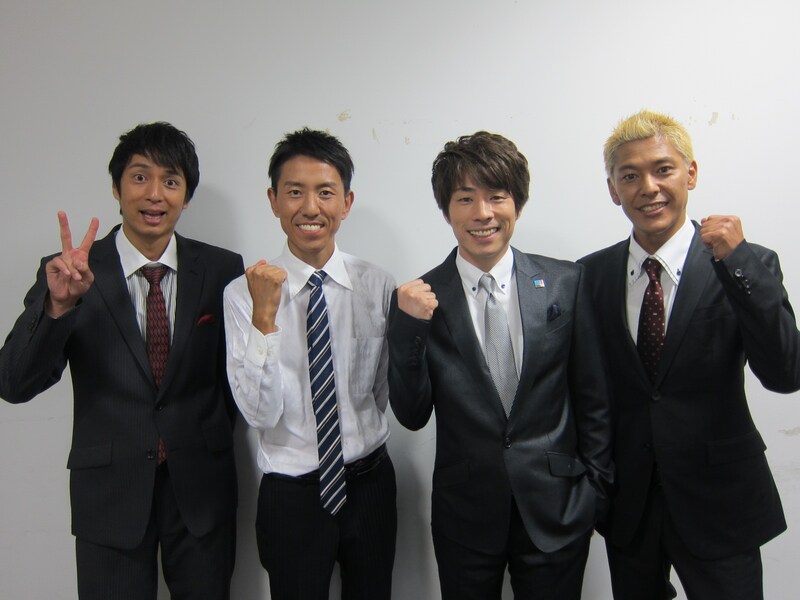 「ロンブー＆チュートの芸能人ヒットソングで爆笑ショーバトル」MCのロンドンブーツ1号2号とチュートリアル。