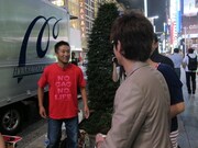 「ごきげん!ブランニュ」(ABC)のレポートで来ていた村越周司と遭遇。