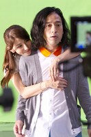 撮影中の様子。