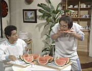 「加トちゃんケンちゃんごきげんテレビ」の一場面。製作著作TBS