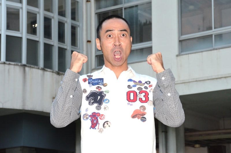 このレースへの挑戦をきっかけに丸刈りの坊主頭にしたワッキー。