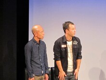 ゲストのバイきんぐ。2カ月に1度新ネタ6本披露するというライブを4年続けたという彼ら。怖くてバイトは2人ともやめられないそう。