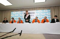 たむらけんじ淡路島観光GM就任会見。(c)吉本興業