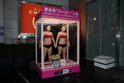 バービーのダイエットの状況に応じて毎週その体型が変化する「夢みる“バービー“人形」。左がダイエット前、右がダイエット開始から2週間が経過した時点での形状だ。