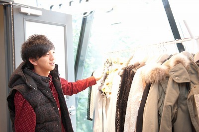 特集用の撮影のワンシーン。特集は近日公開予定。