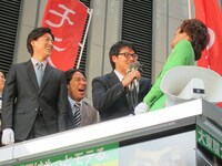 くだりを邪魔されて安田にツッコむアルコ＆ピース。