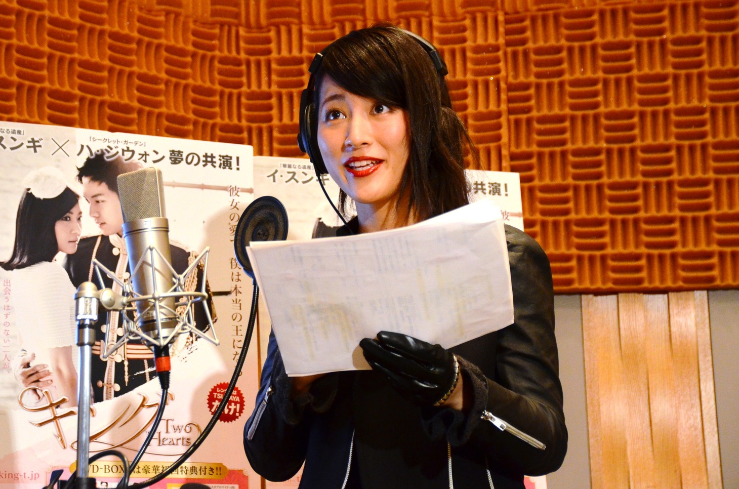 綾瀬はるか風にセリフを読む福田。