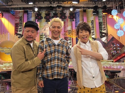 11月9日深夜放送の「Shibuya Deep A」（NHK総合）にて、初めてNHK生放送で一緒に司会をすることになったロンドンブーツ1号2号。ケンコバは休みとなる。