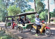 「高田純次のアジアぷらぷら」カンボジア編の一場面。(c)BS12ch TwellV