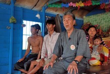 「高田純次のアジアぷらぷら」カンボジア編の一場面。(c)BS12ch TwellV