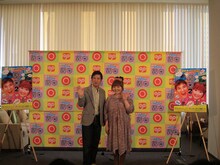 関根勤と柳原可奈子。