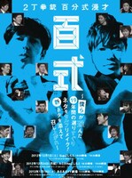 大阪、東京、福岡の3カ所で「2丁拳銃の百式2012～僕らが選んだ19年間の選りすぐりネタをセルフリメイク！新ネタを添えて召し上がれ～」チラシ。