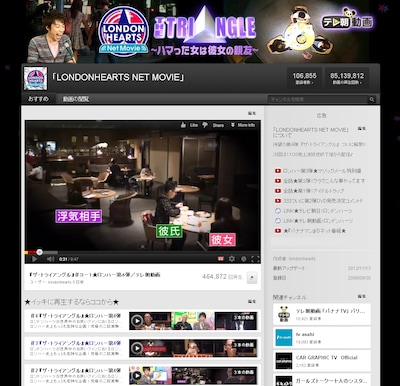 YouTubeの公式チャンネルで現在無料配信されている「ロンハーネットムービー」。