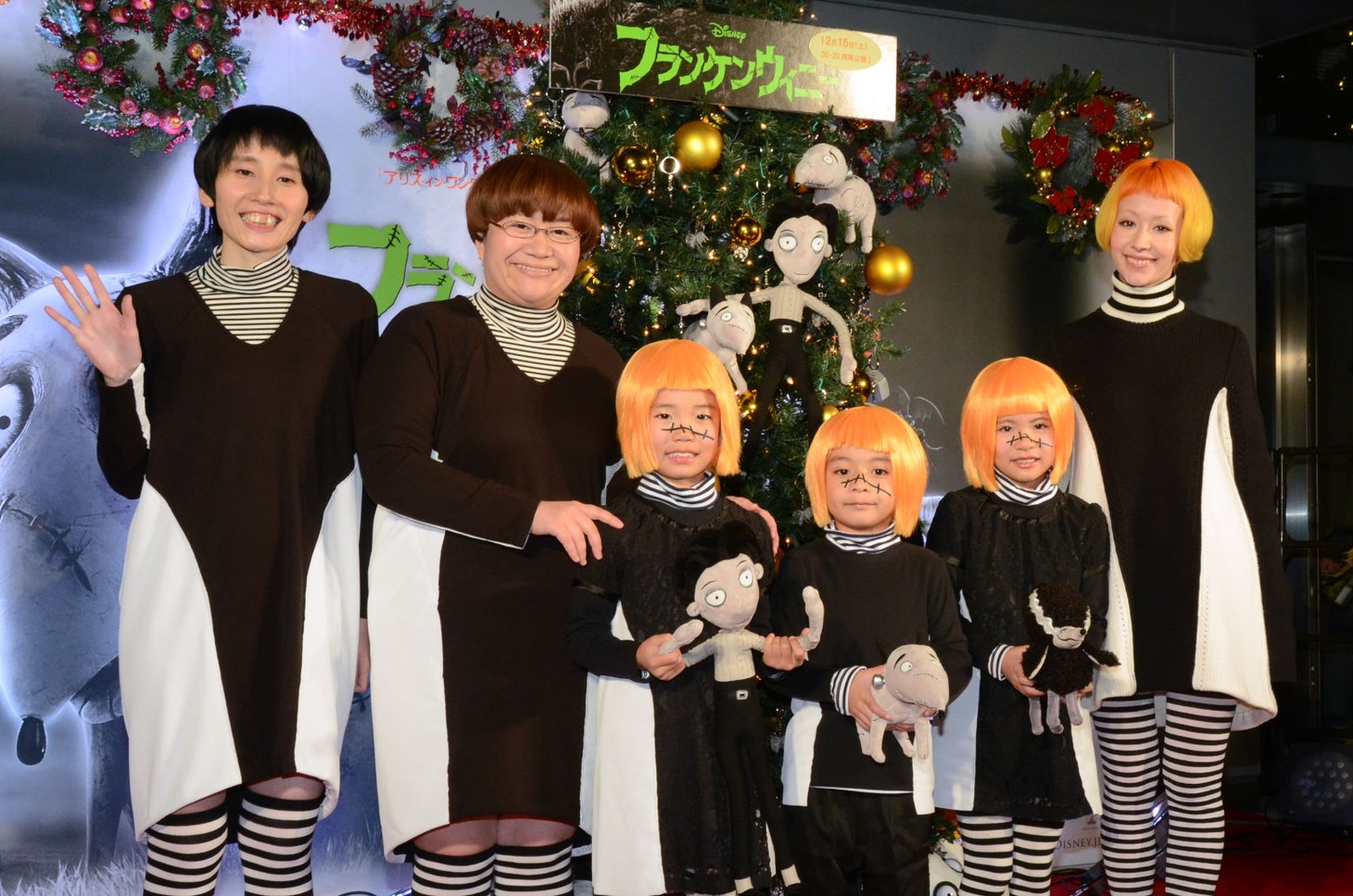 フォトセッションの一場面。