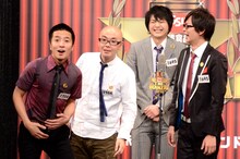 最後までトークを盛り上げたHi-Hi（左）と磁石（右）。