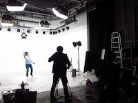 収録の一場面。夏の雰囲気。