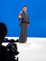 ソロDVDの撮影をスタートさせたレイザーラモンRG。写真はおなじみのAB蔵。