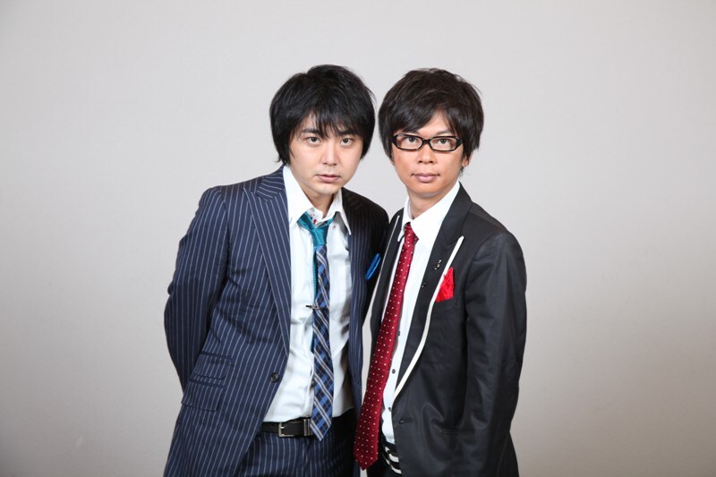 「日清食品 THE MANZAI 2012 年間最強漫才師決定トーナメント」に出場する磁石。