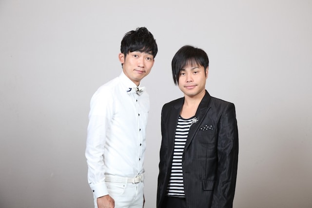 「日清食品 THE MANZAI 2012 年間最強漫才師決定トーナメント」に出場するNON STYLEの石田（左）と井上（右）。