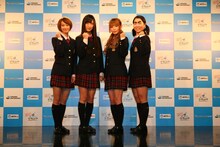 （左から）SAORI、アイドリング!!!の橋本楓、中川翔子、イモトアヤコ。