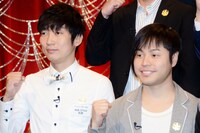 NON STYLE。写真撮影には登場したが、仕事の都合で取材会は欠席している。