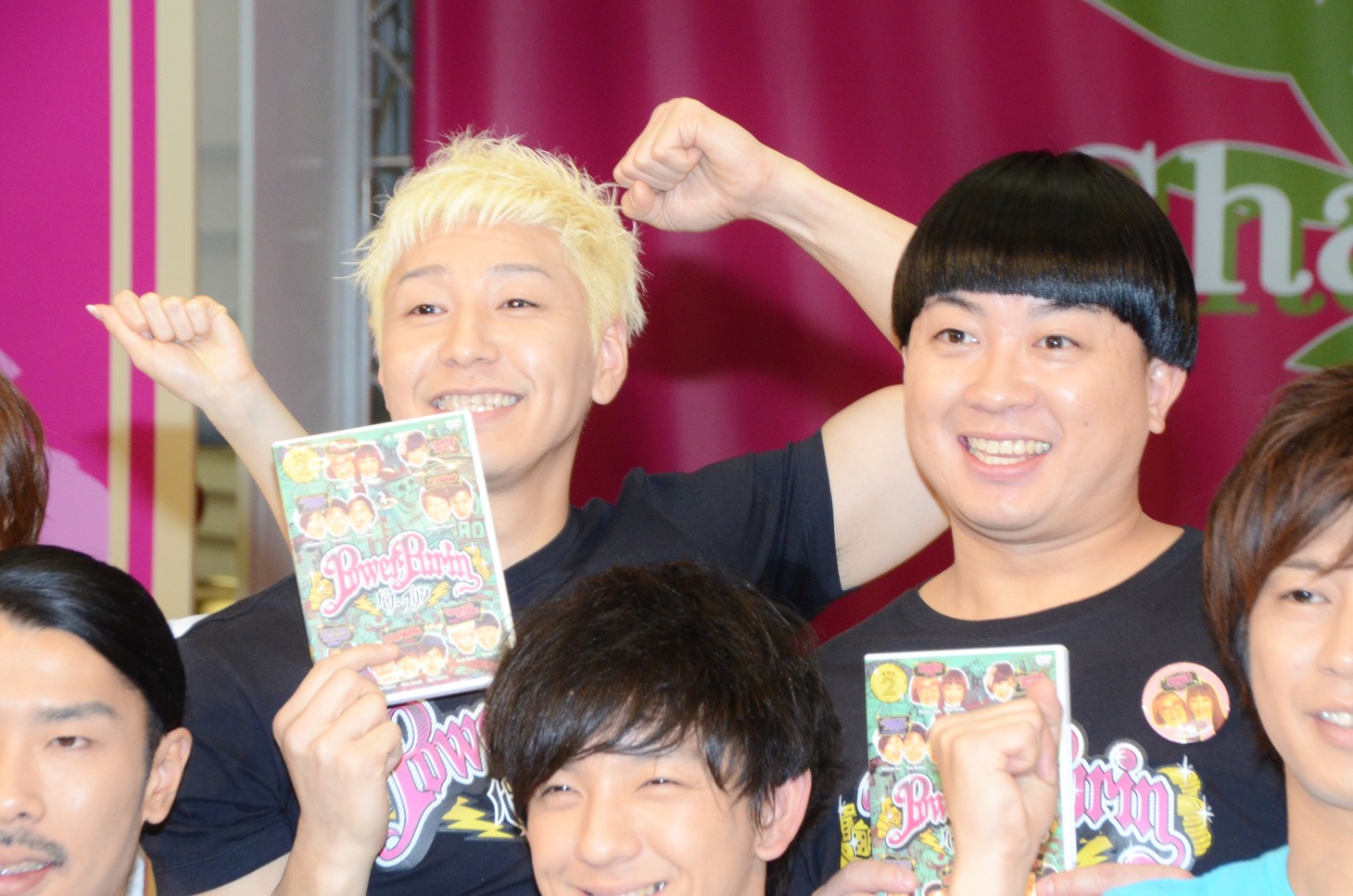 チョコレートプラネット（後列）。